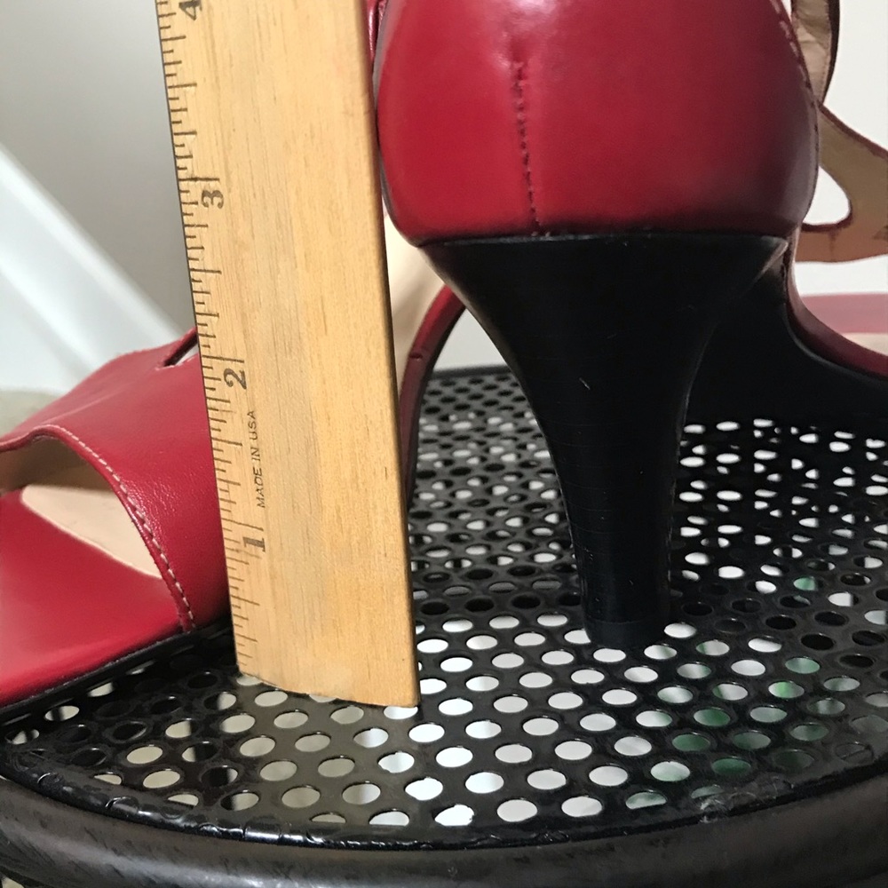 🆕 Chadwicks Red 2-3/4” Tapered Heels - Picture 5 of 7